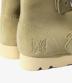 Needles x Clarks - Wallabee Strap Hi - Maple