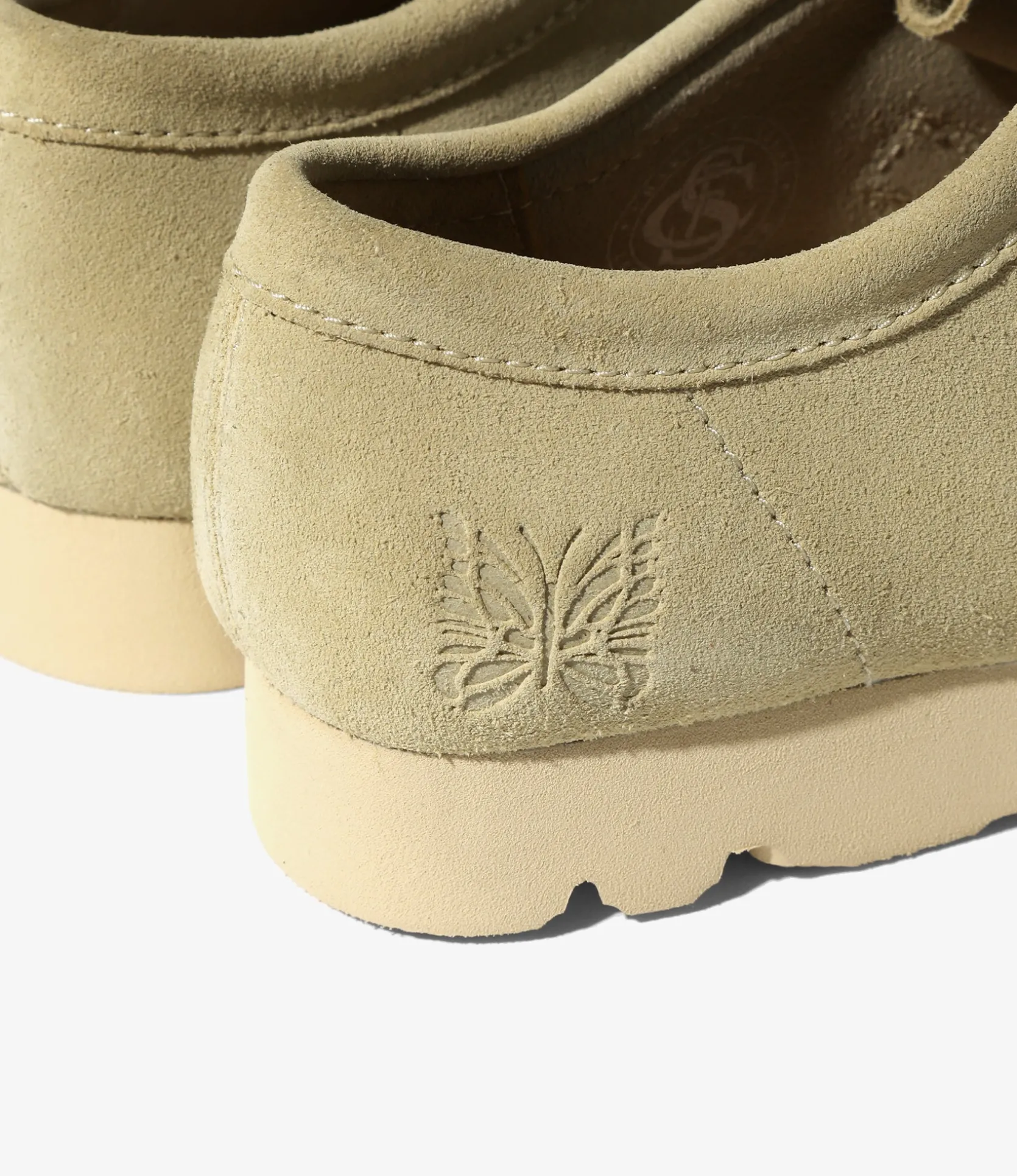 Needles x Clarks - Wallabee Strap Low - Maple