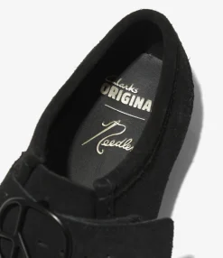 Needles x Clarks - Wallabee Strap Low - Black