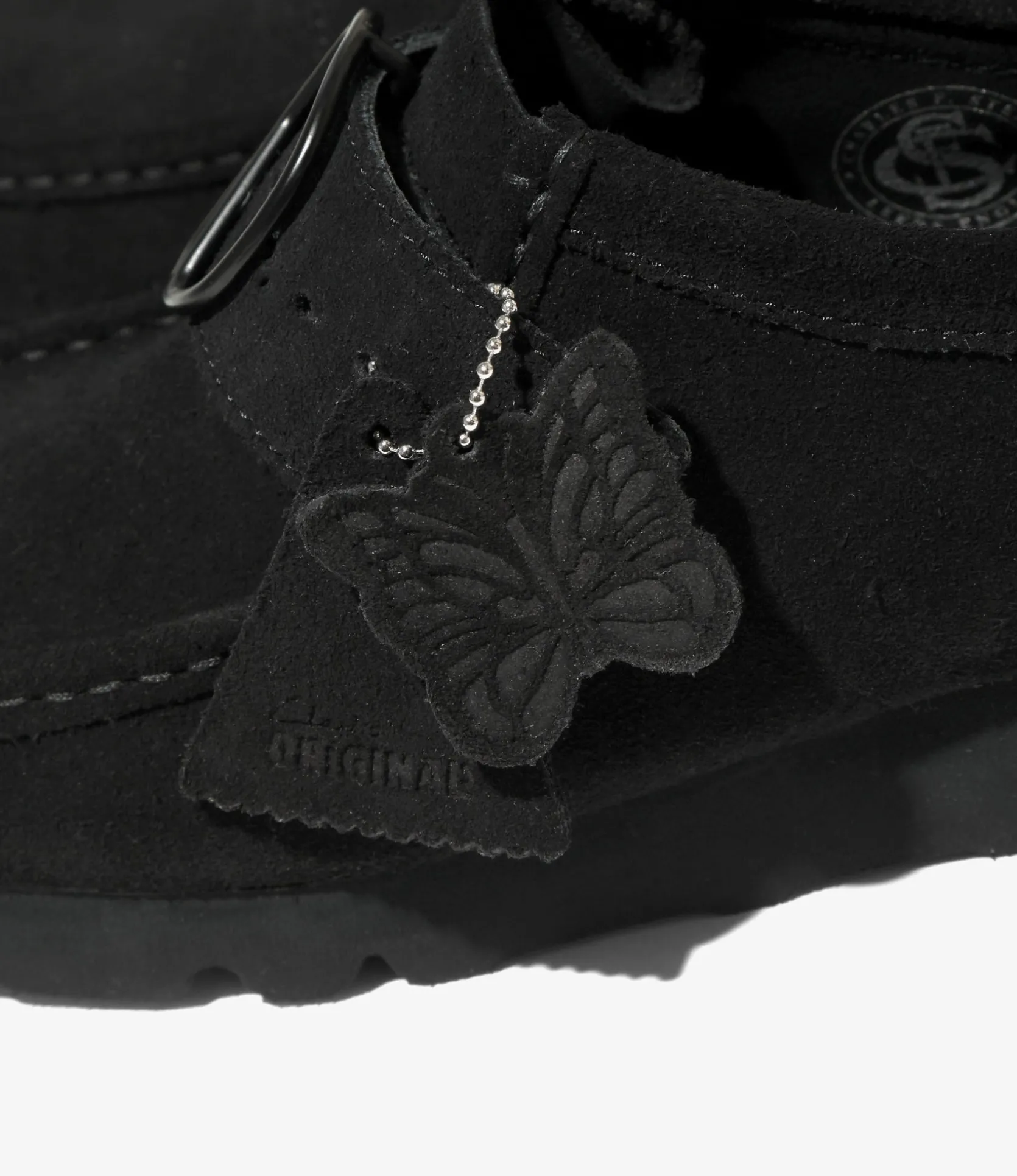 Needles x Clarks - Wallabee Strap Low - Black
