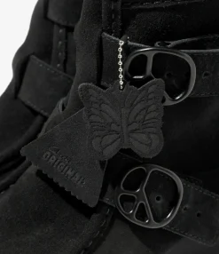 Needles x Clarks - Wallabee Strap Hi - Black