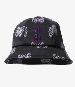 Needles x Kae Tanaka Bermuda Hat - Black - Poly Jacquard