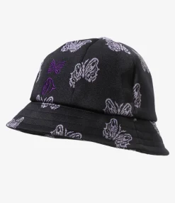 Needles x Kae Tanaka Bermuda Hat - Black - Poly Jacquard