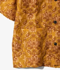 Needles x Kae Tanaka Cabana Shirt - Mustard - KT Jacquard