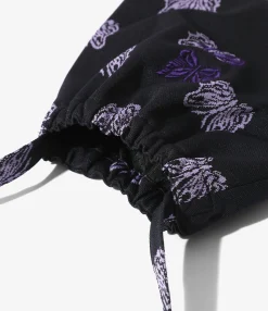 Needles x Kae Tanaka Elastic Pochette - Black - Poly Jacquard