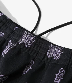 Needles x Kae Tanaka H.D. Track Pant - Black - Poly Jacquard
