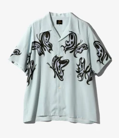 Needles x Kae Tanaka S/S One-Up Shirt - Lt. Blue - KT Papillon