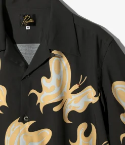 Needles x Kae Tanaka S/S One-Up Shirt - Black - KT Papillon