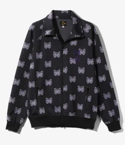 Needles x Kae Tanaka Track Jacket - Black - Poly Jacquard