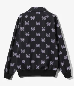 Needles x Kae Tanaka Track Jacket - Black - Poly Jacquard