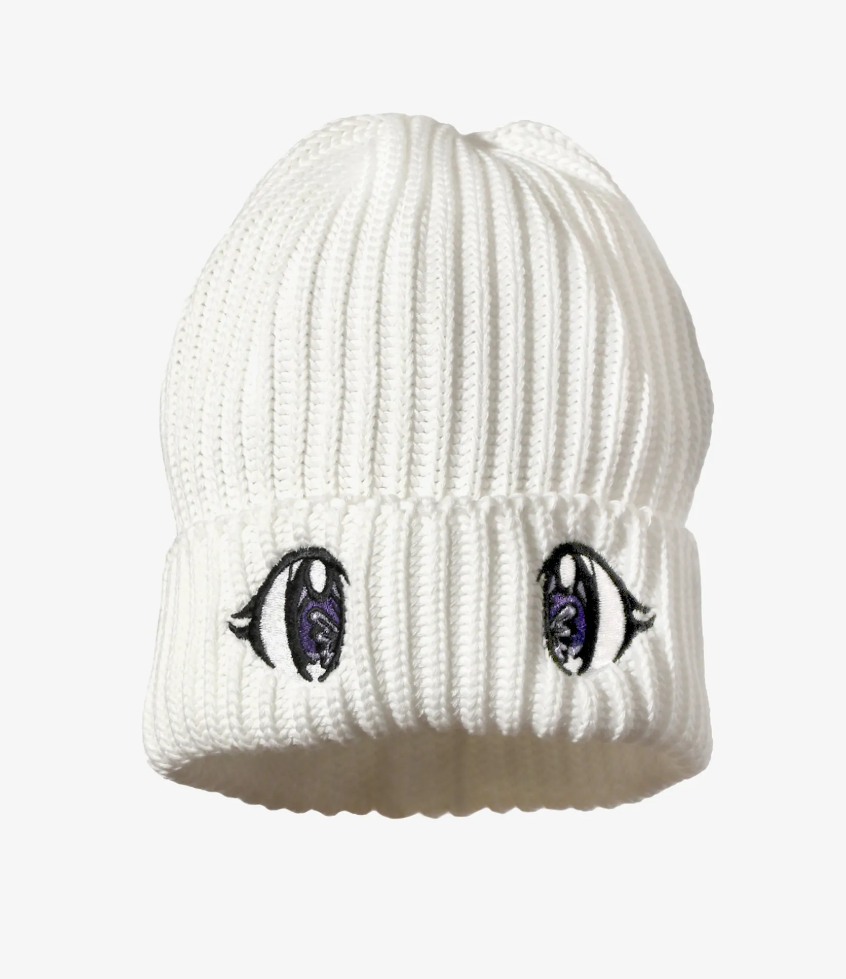 Needles x Kae Tanaka Watch Cap - Off White - KT Eyes Emb.