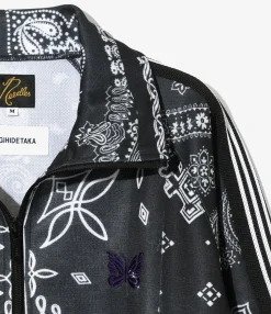 Needles x MIYAGIHEDTAKA - Track Jacket - Black - Bandana Print