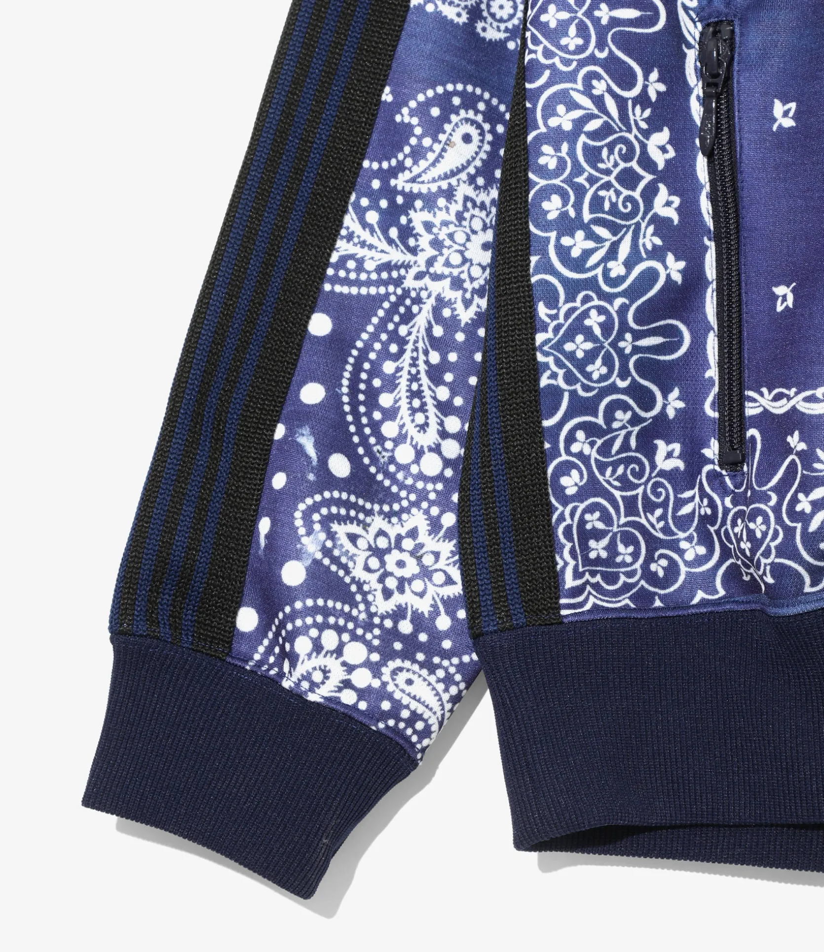 Needles x MIYAGIHEDTAKA - Track Jacket - Navy - Bandana Print