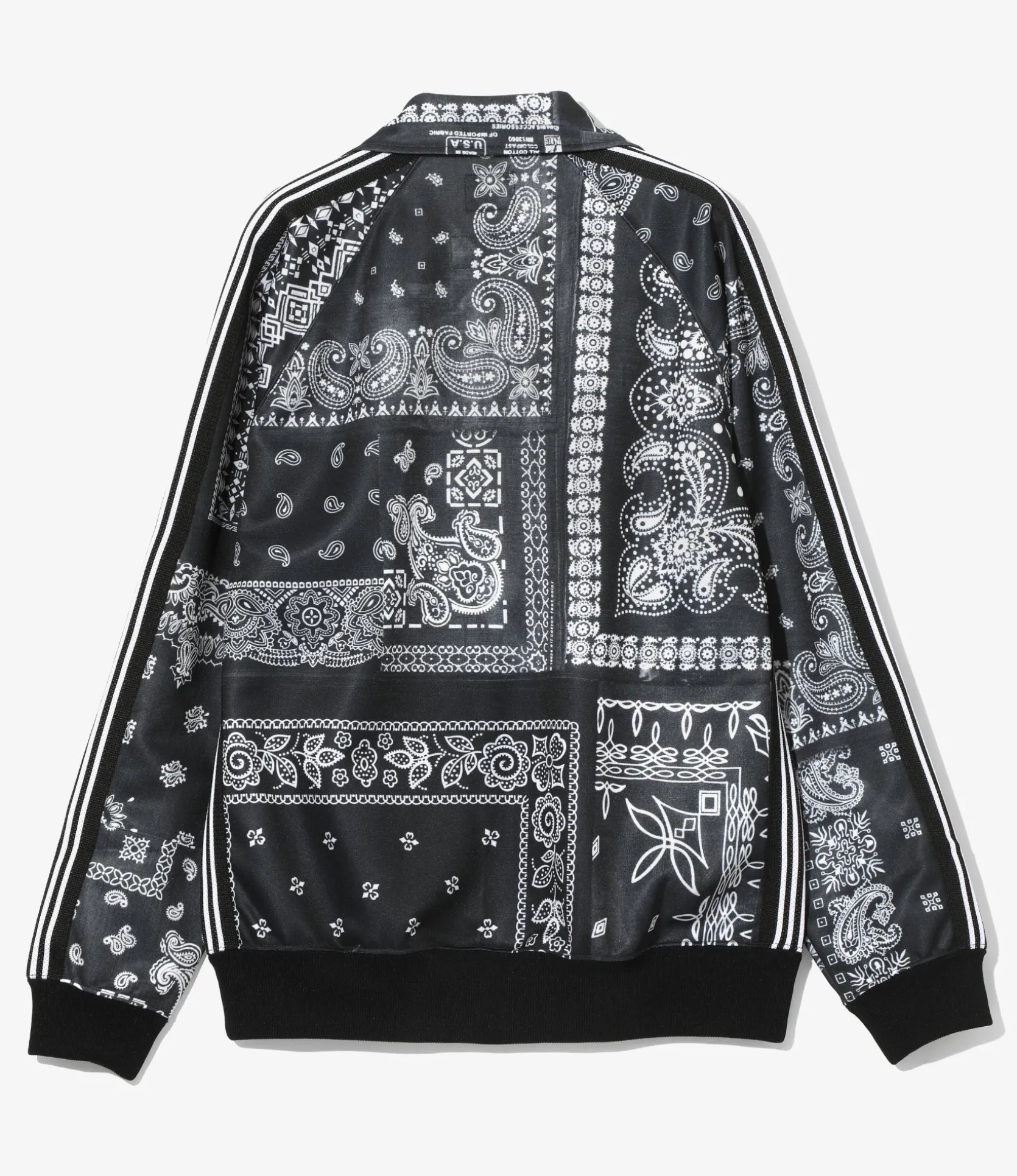 Needles x MIYAGIHEDTAKA - Track Jacket - Black - Bandana Print