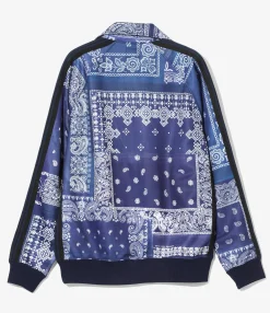 Needles x MIYAGIHEDTAKA - Track Jacket - Navy - Bandana Print