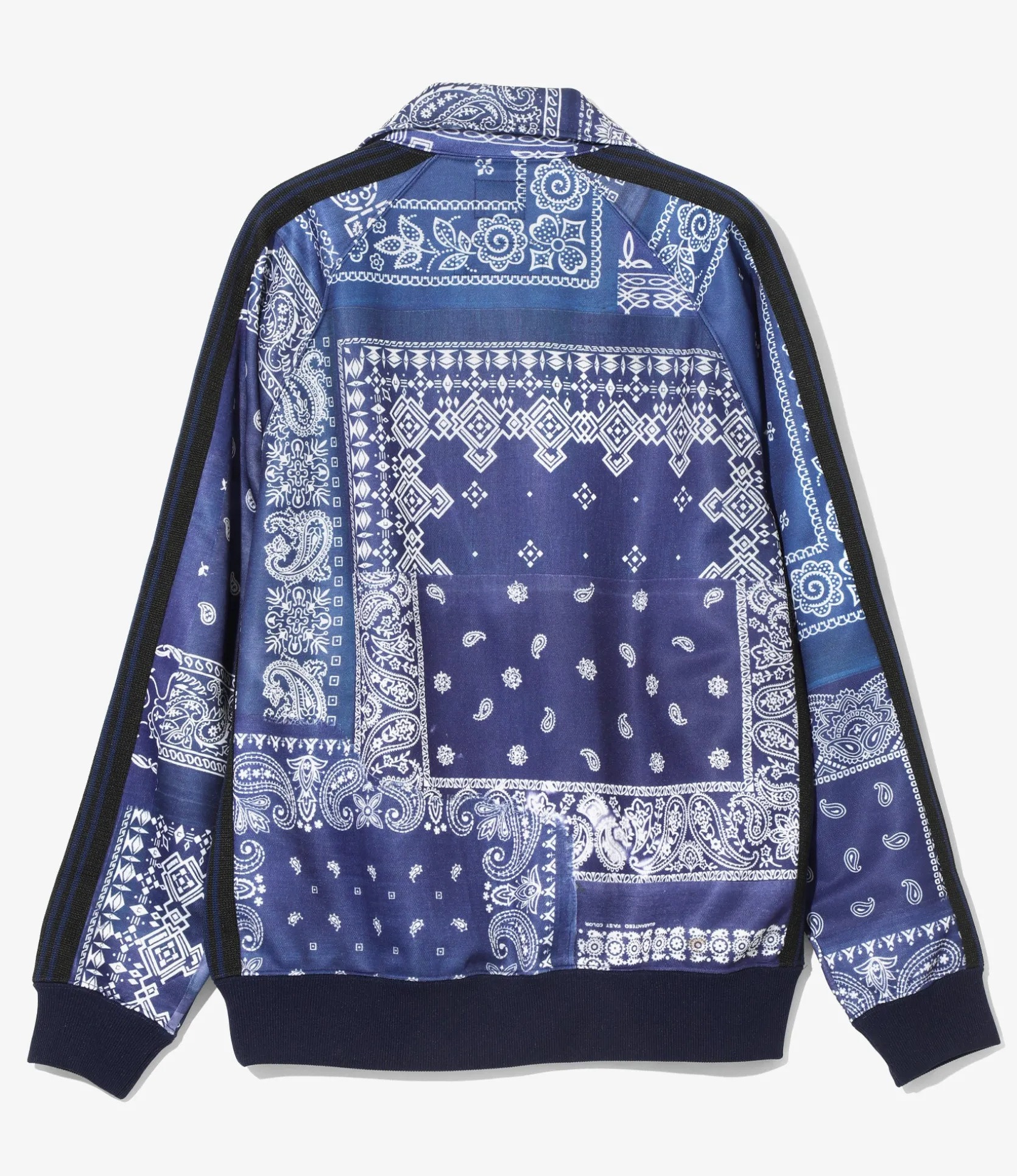 Needles x MIYAGIHEDTAKA - Track Jacket - Navy - Bandana Print
