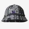 Needles x MIYAGIHIDETAKA - Bermuda Hat - Black - Bandana Print