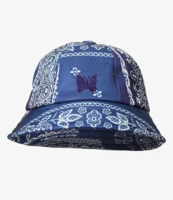 Needles x MIYAGIHIDETAKA - Bermuda Hat - Navy - Bandana Print