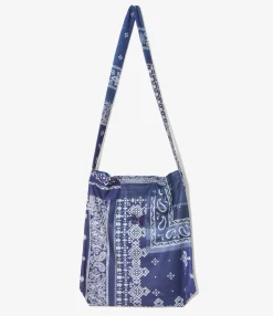 Needles x MIYAGIHIDETAKA - Book Bag - Navy - Bandana Print