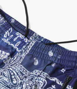 Needles x MIYAGIHIDETAKA - Track Shorts - Navy - Bandana Print