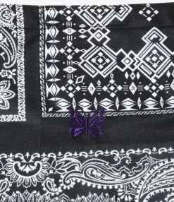 Needles x MIYAGIHIDETAKA - Book Bag - Black - Bandana Print