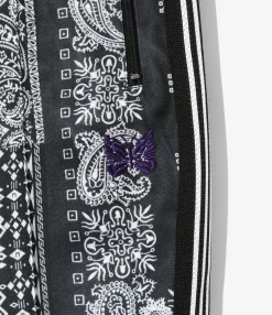 Needles x MIYAGIHIDETAKA - Track Shorts - Black - Bandana Print