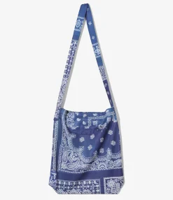 Needles x MIYAGIHIDETAKA - Book Bag - Navy - Bandana Print