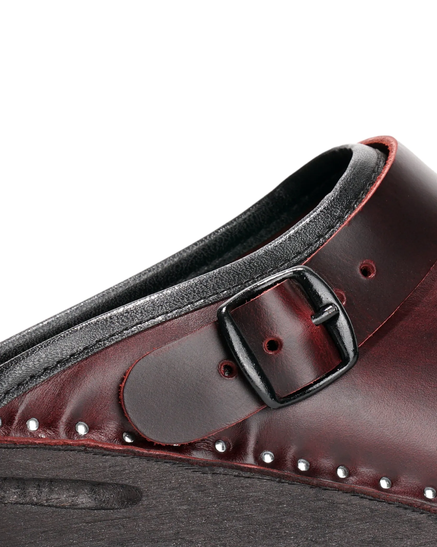 Needles x Troentorp - Safety - Smooth/Steel Toe - Bordeaux