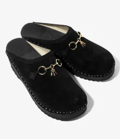 Needles x Troentorp - Swedish Clog Monet w/Bit - Black / Rough Out