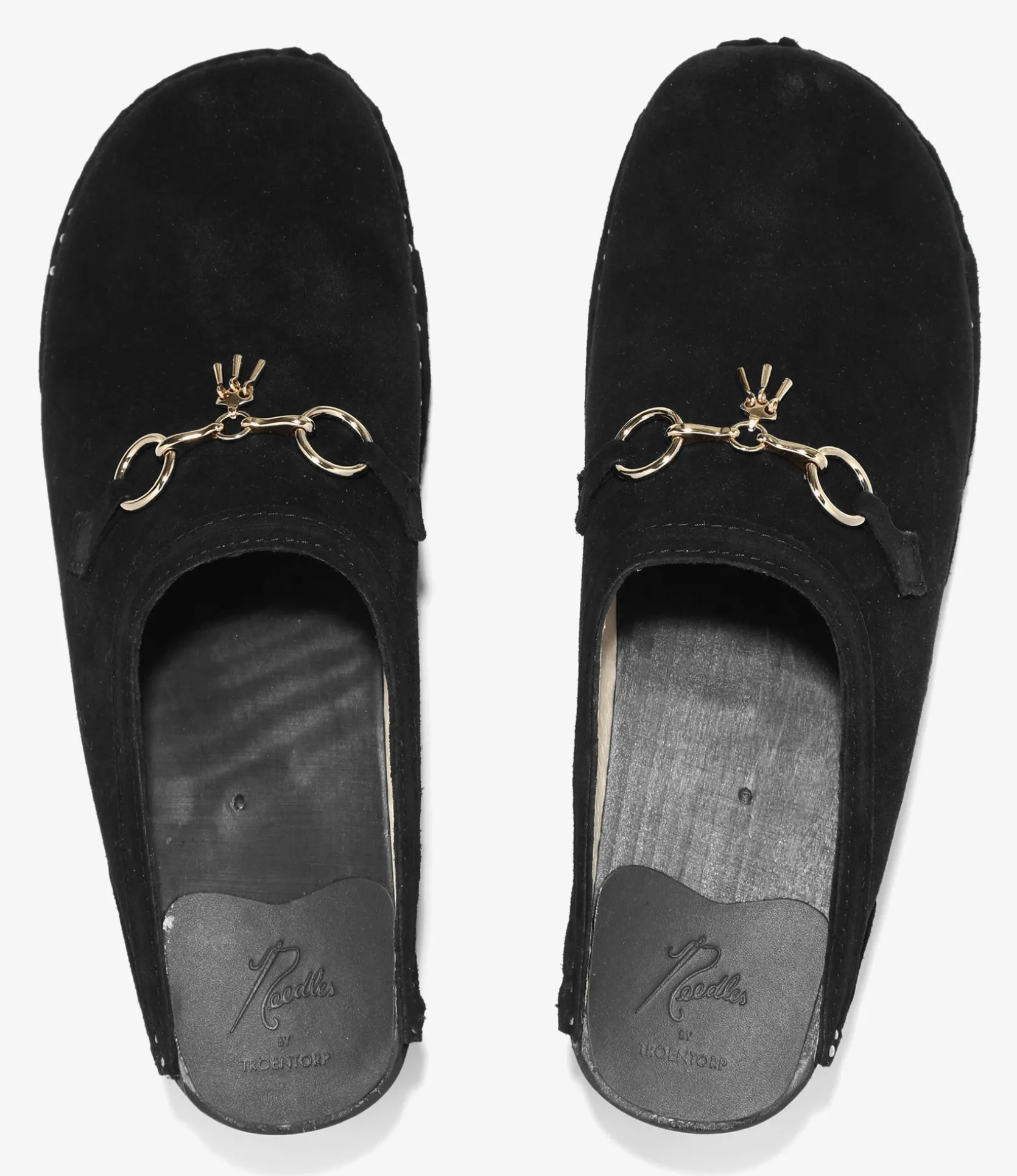 Needles x Troentorp - Swedish Clog Monet w/Bit - Black / Rough Out