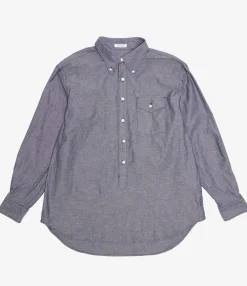 Nepenthes Special - Ivy BD Shirt - Indigo Cotton Chambray