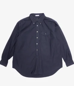 Nepenthes Special - Ivy BD Shirt - Dk. Navy Cotton Oxford