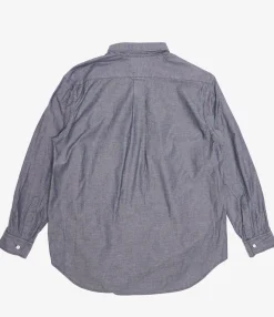 Nepenthes Special - Ivy BD Shirt - Indigo Cotton Chambray