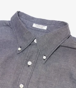 Nepenthes Special - Ivy BD Shirt - Indigo Cotton Chambray