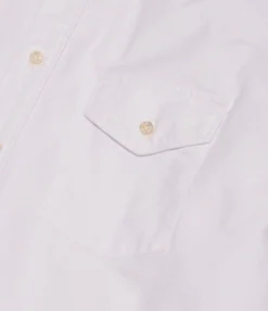 Nepenthes Special - Ivy BD Shirt - White Cotton Oxford