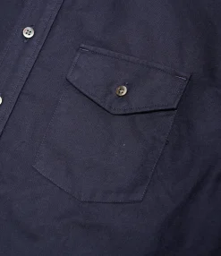 Nepenthes Special - Ivy BD Shirt - Dk. Navy Cotton Oxford