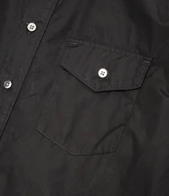 Nepenthes Special - Ivy BD Shirt - Black 100's Ply Broadcloth