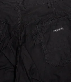Nepenthes Special - Painter Pant - Black Cotton Brushed HB