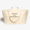 NNY Canvas Tote Bag - Large - Natural - Recycled Canvas