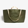 NNY Canvas Tote Bag - Large - Olive - Recycled Canvas