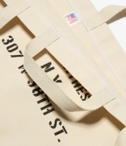 NNY Canvas Tote Bag - Large - Natural - Recycled Canvas