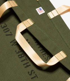 NNY Canvas Tote Bag - Large - Olive - Recycled Canvas