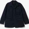 NNY x Blue in Green x Packer - Hunting Blazer - Dk. Navy Cotton Herringbone