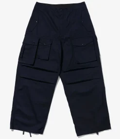 NNY x Blue in Green x Packer - Over FA Pant - Dk. Navy Cotton Herringbone Twill