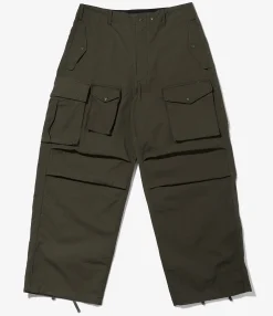 NNY x Blue in Green x Packer - Over FA Pant - Olive H.W. Cotton Ripstop