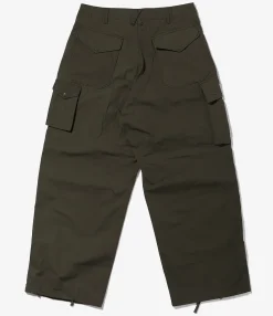 NNY x Blue in Green x Packer - Over FA Pant - Olive H.W. Cotton Ripstop