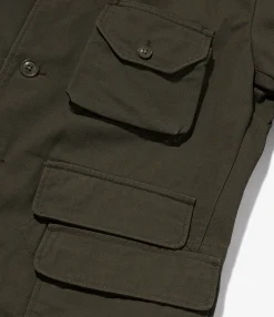 NNY x Blue in Green x Packer - Hunting Blazer - Olive H.W. Cotton Ripstop