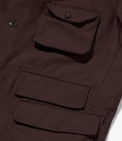 NNY x Blue in Green x Packer - Hunting Blazer - Dk. Brown 8oz Cotton Canvas