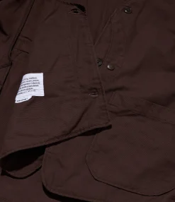 NNY x Blue in Green x Packer - Hunting Blazer -  Dk. Brown 8oz Cotton Canvas