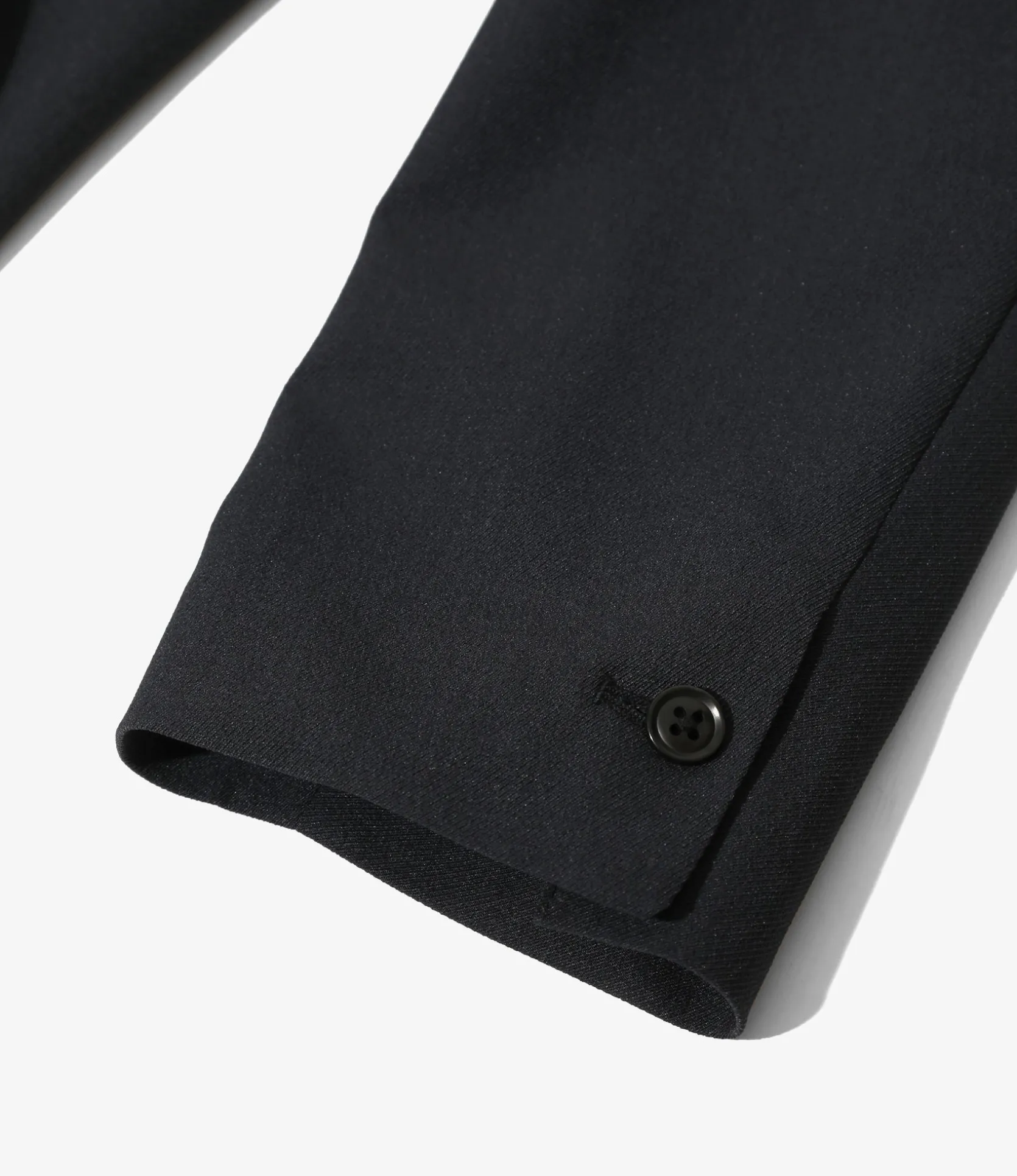No Collar 2B Jacket - Navy - Poly Twill